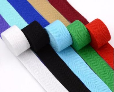 ZJ  人字棉帶  彩色包邊帶 45度照